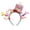 B, variant on Rainbow Star Cake Shaped Birthday Headband, Adjustable Soft Polyester Twisted Party Headpiece for Girls Women Birthday Wedding Prom Themed Party Hair Accessory Decor
