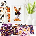thumbnail image 4 of 24 Sheets Halloween Pattern Paper Set 6"x6" Patterned Cardstock Paper Scrapbooking Supplies Paper Spider Pumpkin Bat Witch Plaid Stripe Dot Origami Paper 12 Styles, 4 of 10