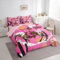 thumbnail image 3 of Homewish Female Girls Western Cowgirl Twin Bedding Sets 7-Piece,Farmhouse Horse Bedding Comforter Set Microfiber,Southwestern Old Fashion Breathable Sheet Sets,Microfiber Bedroom Decor,Reversible, 3 of 8