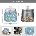 thumbnail image 2 of Yayeee Ashtray with Lid for Cigarette Smokeless Stainless Steel Home Ash Holder, Easter Bunny Pattern, 2 of 7