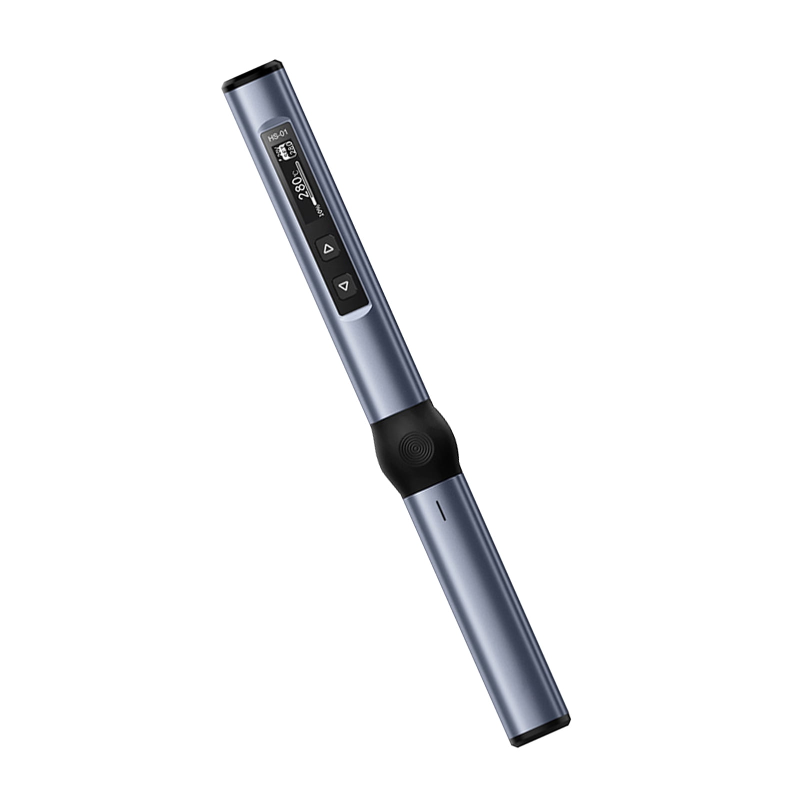 PID Soldering Iron Station Intelligent Electric Soldering Iron Portable Soldering Station 0.87inch OLED Display Aluminum Alloy Housing with Temperature Adjustment Input Voltage Adjustable Function