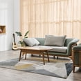 thumbnail image 5 of 2 Panels Window Sheer Curtains ,Basic Rod Pocket Sheer Curtains for Bedroom Children Living Room Yard Kitchen ,52"×96" ,Apricotck, 5 of 9