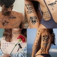 thumbnail image 5 of Tatuajes temporales de Halloween Sincero 4 hojas de tatuajes de Joker adhesivos para hombres y mujeres, 5 of 5