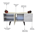 thumbnail image 4 of Mueble para TV de 50" Blanco, Centro de Entretenimiento Hogare Suecia, 4 of 8