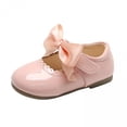 thumbnail image 2 of Kiplyki Toddler Shoes Baby Girls Cute Fashion Bow Hollow Out Non-slip Small Leather Princess Shoes, 2 of 9