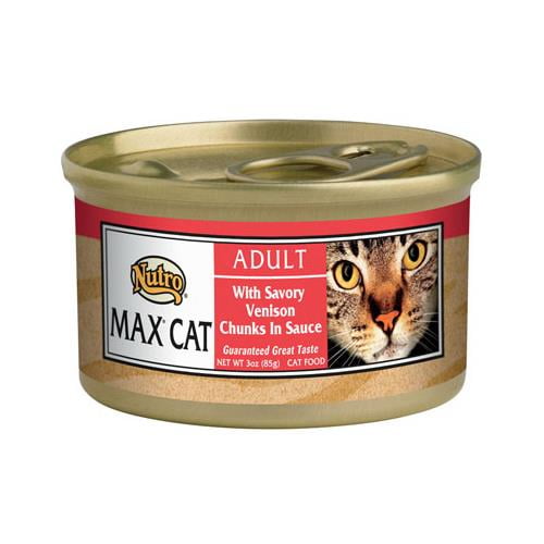 American Distribution & Mfg 35302 Cat Food, Canned, Venison, 3-oz. by AMERICAN DISTRIBUTION & MFG CO