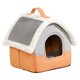 thumbnail image 1 of Casa para perros y gatos, accesorios para mascotas, nido antideslizante para gatos y cachorros Techo gris L, 1 of 8