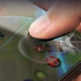 thumbnail image 4 of Goriertaly 100 Pieces Game Stickers Touch Screen Gaming Sticker Carbon Fiber Gamer Black 1Set, 4 of 6