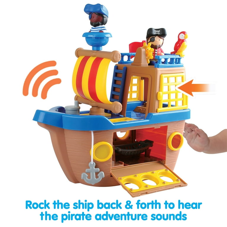  Mozlly Pirate Ship Toy Play Set with Lights and Sound