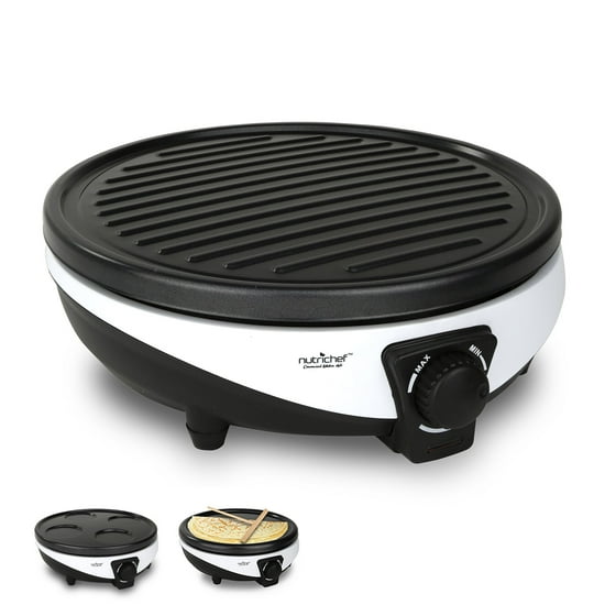 NutriChef Crepe Maker Electric Griddle Cooktop