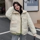 thumbnail image 2 of Chaqueta de algodón para mujer, chaqueta de pan, abrigo de otoño e invierno, chaqueta de algodón gruesa, cálida y de moda, 2 of 6