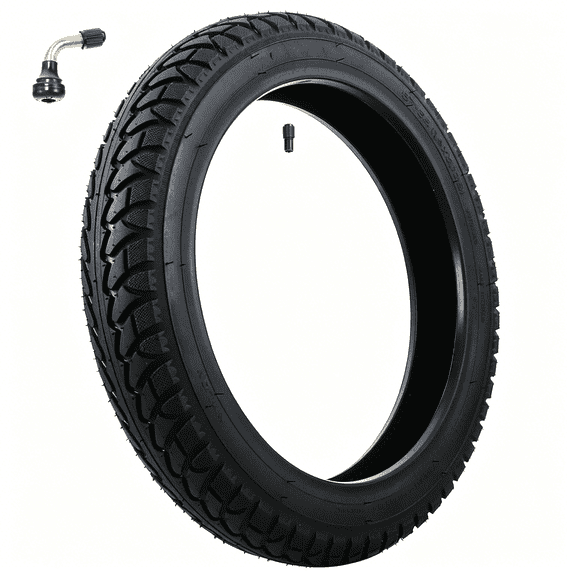 LADYGYM 14x2.125 Tubeless Tire with Angled Valve, Thickened Replacement for Electric Scooters and E-Bikes, 57-254