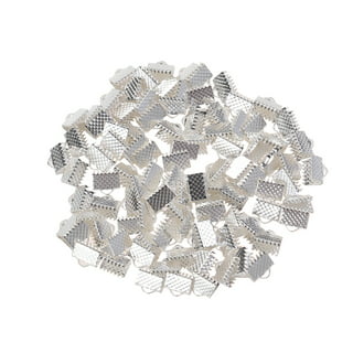 50pcs Ribbon Clasps Crimp End For Jewelry Making – Crystals and Clay Jewelry  DIY