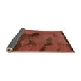thumbnail image 2 of Ahgly Company Indoor Rectangle Abstract Orange Modern Area Rugs, 4' x 6', 2 of 4