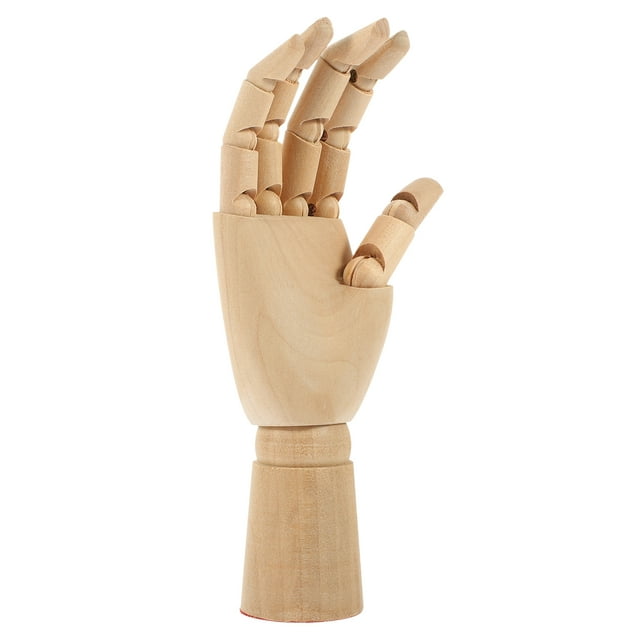 FESTFENDS Hand Decoration Articulated Hands Wooden Hand Model for Drawing Hands-on Skill Development 1Set