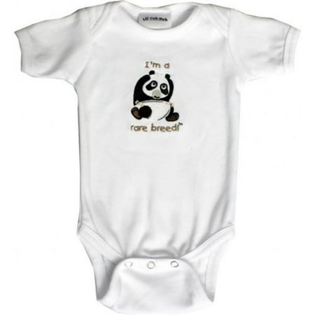 

White Short Sleeve Panda Onesie