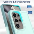 thumbnail image 2 of Decase for Samsung Galaxy S25 Ultra Case with Screen Protector Glass, Full Body Heavy Duty Rugged Shockproof Protective Phone Cover,Black, 2 of 6