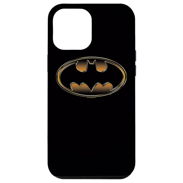 Funda para iPhone 12 Pro Max BATMAN Negro y Dorado