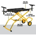 thumbnail image 2 of DEWALT DWX726 Rolling Miter Saw Stand, 21", 25 lb, 2 of 8