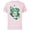 Soft Pink, variant on Star Wars Mandalorian Grogu Lucky I’m This Cute Green - Short Sleeve Cotton T-Shirt for Adults - Customized-Athletic Heather