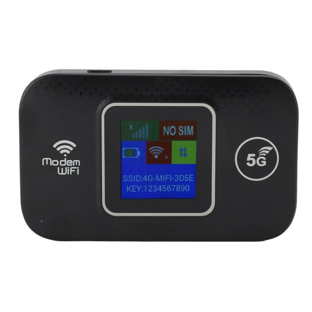Modem WiFi Mobile 4G, Alimenté par USB Haute Vitesse 300Mbps Cryptage de Sécurité Écran LCD Modem WiFi Portable pour Téléphones Portables