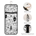 thumbnail image 5 of Iauyy 3 Piece Large Portable Hanging Toiletry Bags for Travel,Foldable Makeup Organizer with Multiple Compartments for Men&Women，Monster, 5 of 9
