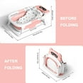 thumbnail image 4 of Babyomi Baby Bathtub with Durable Bath Tub and Cute Bear Thermometer, Soft Detachable Cushion No-Slip Hanging and Shower Hat, Foldable Bathtub for Newborn to Toddler, Pink, 4 of 5
