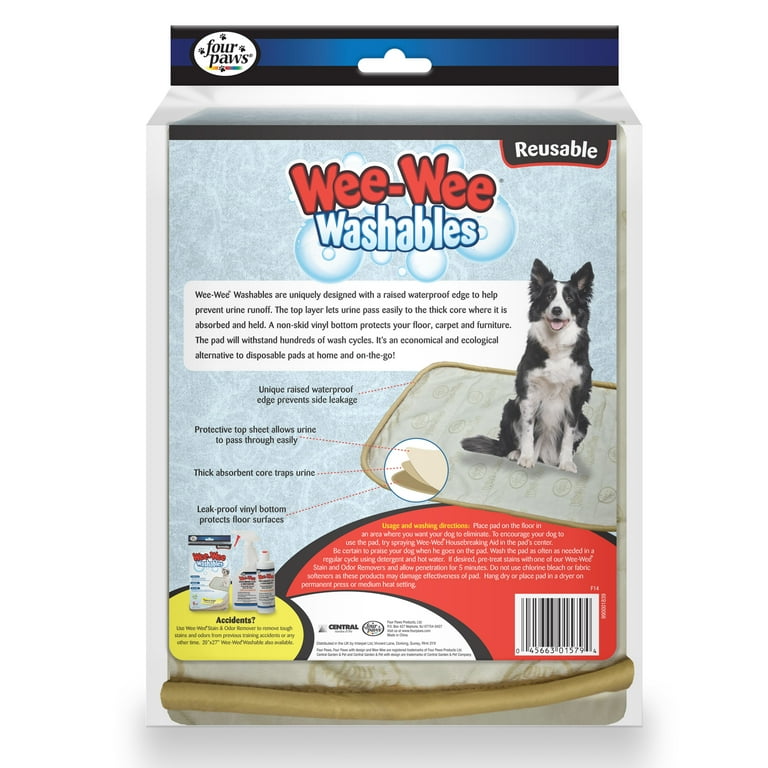 Four Paws Wee Wee Washable Puppy Pad 30 X 32 Inches 1 Count