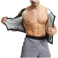 thumbnail image 5 of 70% Off! ZVNAΖH Mens Sports Sweat Vest Workout Tank Top Waist Trainer for Men Compression Workout Enhancing Vest, 5 of 7