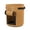 Brown, variant on JUANCHENG 7/10 Gallon Felt Reinforced Grow Bags with Waterproof PET Labeling Window