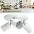 thumbnail image 4 of CEILING SPOTLIGHT HOLDER 3 HEAD ROTATING LAMP BASE FIXTURE FLEXIBLE ROTATION FOR BEDROOM DINING ROOM SHOPPING MALL 85-265V, 4 of 7