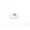thumbnail image 3 of Heaven Crafts Natural Larimar Gemstone Ring 925 Solid Silver Ring Ocean Beach Jewelry Gift For Her & Wife, 3 of 4