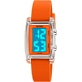 thumbnail image 2 of Fashion Women's  Men's Digital Watch Unisex Big Numbers Dial Rectangular Face Waterproof Silicone Strap LED Watches, 2 of 7