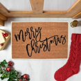 thumbnail image 1 of OUSITAID Outdoor  Christmas Mat In Front Of The Door  Brown Decorative Mat  Christmas Welcome Mat - 40x60cm, 1 of 6