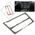 Carbon Fiber Interior Dashboard Console Panel Cover Trim for A4 B8 A5