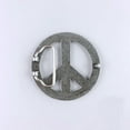 thumbnail image 2 of New Vintage Peace Symbol Love Sign Belt Buckle, 2 of 5