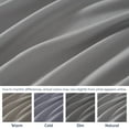 thumbnail image 6 of Virtu Queen Fitted sheet only, 1800 Extra deep pocket fitted sheet soft microfiber, Silver Gray, 6 of 6