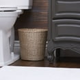 thumbnail image 3 of Household Essentials Handwoven Cattail Wicker Waste Basket, Natural, 3 of 7
