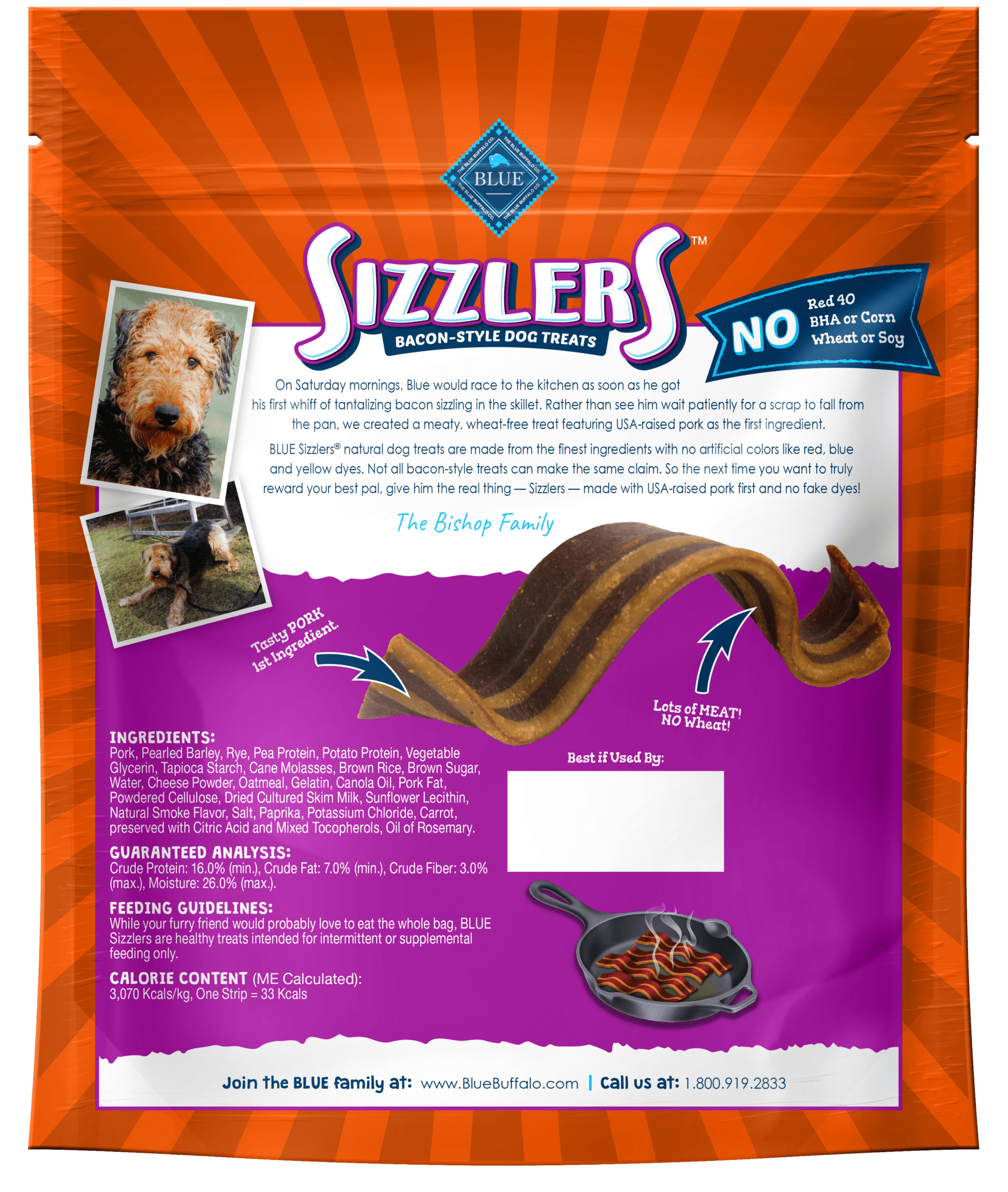 blue buffalo sizzlers