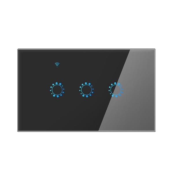Interruptor táctil Wi-Fi de banda 1/2/3 Interruptor de control remoto de la aplicación del panel de luz de pared de sincronización de inteligencia inalámbrica Methold DZ7208-05B