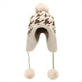 thumbnail image 2 of Chapeaux Bombers Automne Hiver Noir Rouge Kaki Marron Polyester Coton Chapeaux Bombers, 2 of 4