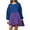 Purple, variant on Utoimkio Womens Oversized Sweatshirt Dress Long Sleeve Crewneck Pullover Tops Relaxed Fit Sweatshirts Mini Dress
