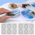 thumbnail image 6 of Pebbuoy Silicone Coaster Resin Molds 6 Cavity Deep Round Epoxy Mold Large Reusable Silicone Coaster Molds for Resin Art DIY Craft Cups Mats, 6 of 6