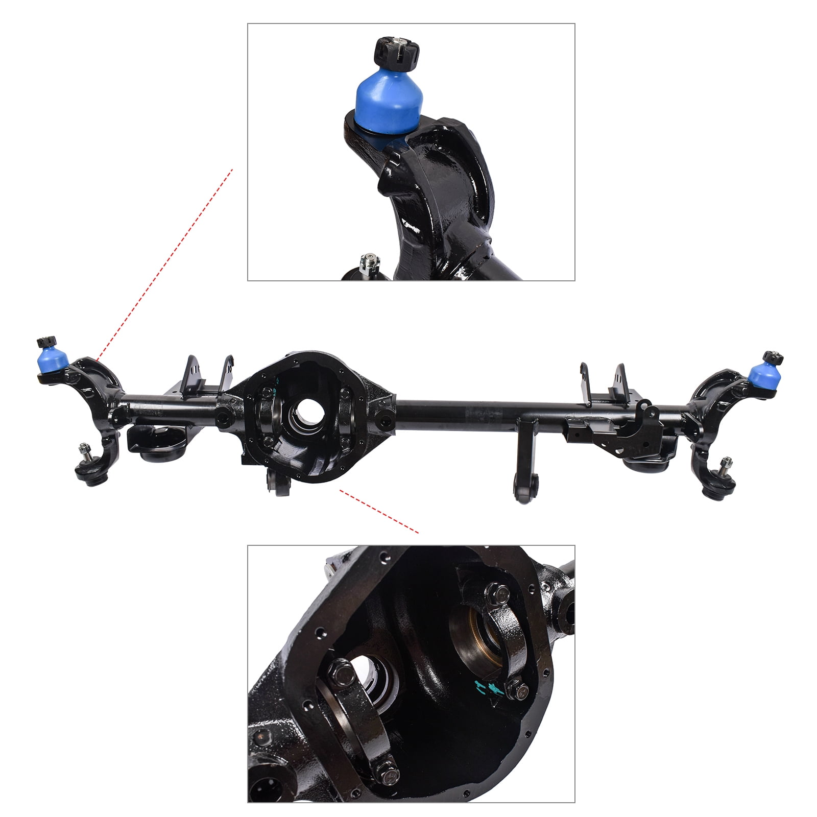 GELUOXI Axle Housing for Dana 44 4.10 &3.73 Ratio Jeep Wrangler JK 68017174AC 68017169AC