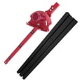 thumbnail image 3 of DYNWAVECA Table Saw Miter Gauge Miter Bar Pivoting Locking Mechanism Angle Plate Ruler T Track Fence with Angle Stops for Router Tables 2 Piece, 3 of 10