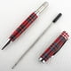 thumbnail image 2 of Pluma Profesional RedScottB 2Pzas 0.7mm Punta Rojo/Plateado 1 Tinta Negra Acero Inoxidable Cartucho Cross., 2 of 2