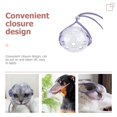 thumbnail image 3 of LOVEVER Muzzle Transparent pour Chat Accessoires pour Petit Chien Capuche Réglable Masque pour Visage de Chats et Chiens Collier Chiot Pp, 3 of 6