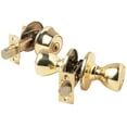 thumbnail image 3 of Kwikset 96900-253 Polished Brass Tylo Entry Lock With Deadbolt Combo Pack, 3 of 4
