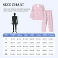 thumbnail image 4 of Fotbe Ribbon Bow Pattern Long Sleeve Pajama Set for Men,Sleepwear Set,2-piece Loungewear Set,Soft PJs Comfy Nightwear with Pockets-Medium, 4 of 7