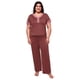 thumbnail image 2 of Pijama larga Ilusión 77111 chocolate CH, 2 of 4